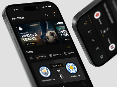 Online Betting App UI/UX Design app book branding design fan community football football app live scores match highlights mobile app mobile ui sport sports sports mobile app sports stats ui ui design ux