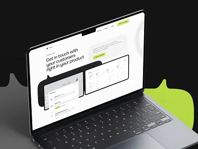 Belly — SaaS Notification center branding landing saas ui website