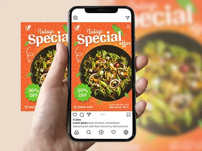 Food Poster Design - Special Offer brand branding delicious design flyer food graphic design marketing offer poster poster design restaurant poster social media design social media poster special offer