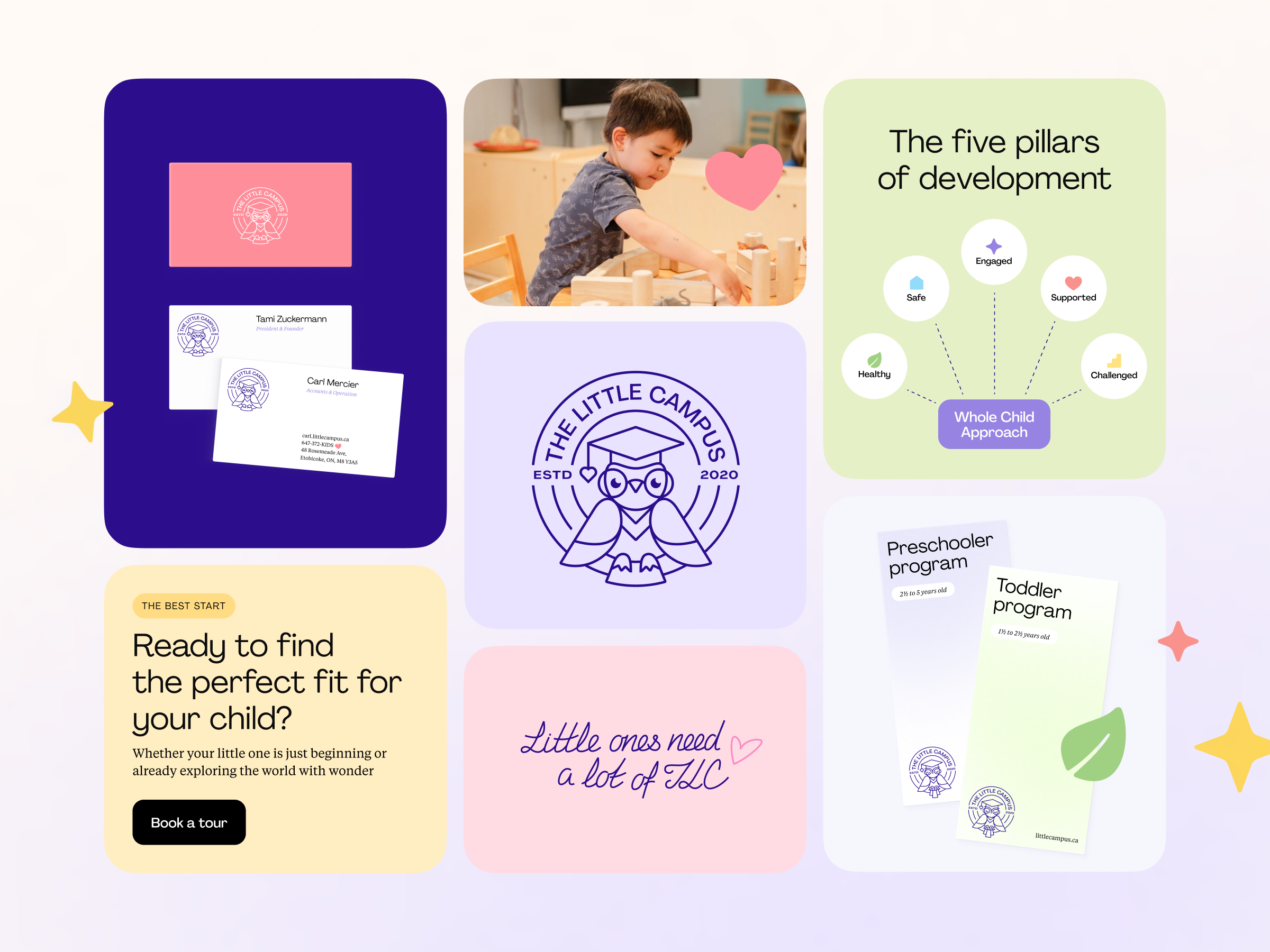 Example of The Little Campus — Visual Identity