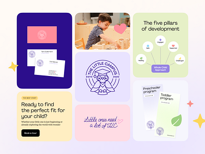 The Little Campus — Visual Identity branding design design studio graphic design identity illustration interface logo marketing rebranding typography ui user experience ux visual identity web web design website design website development