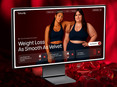 Telehealth - Weight Loss Website animation bmi calculator catalog ecommerce healthcare website landing page design medical nad product page semaglutide shop shopify shopify website semaglutide telehealth telehealth e commerce telehealth landing page telehealth wellness telemedicine web design weight loss website design