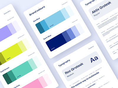 Membrane Framework style guide color palette colors design system style guide typography ui ui design web web design