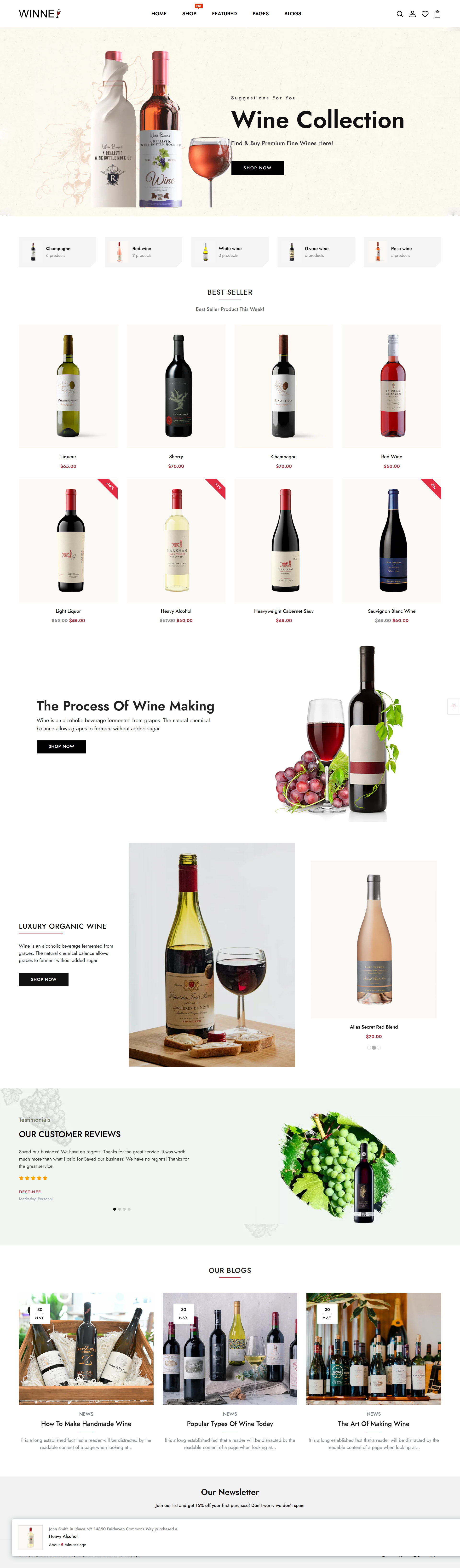 Shopify Wine Store Design animation branding design dropshipping dropshipping store design shopify shopify designer shopify developer shopify dropshipping shopify dropshipping store shopify store shopify theme template ui web content web designer web developer wine collection wine shop wine store wine website design