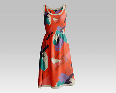 Abstract & Floral Fabric Pattern Design clothing design fabric print fashion floral graphic designer pattern seamless surface textile