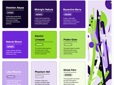 Neon Eclipse Color Palette 1950labs branding colorpalette concept creative design digitalart dribbble futuristic illustration inspiration interface minimal modern neondesign productdesign ui ux visualidentity webdesign