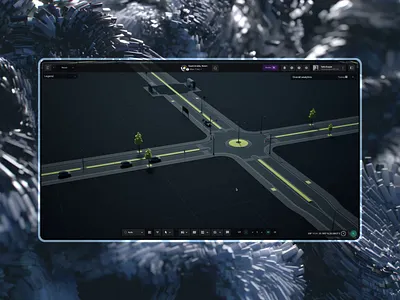 Smart Traffic Flow - Motion UI Concept 3d interface city map animation clean ui dashboard design data visualization futuristic dashboard intelligent visualization interactive map minimal motion design motion ui smart city design smart infrastructure system design exploration traffic flow visualization traffic monitoring system ui design urban interface design urban mobility dashboard ux design ux motion concept