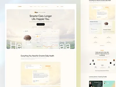 Heela — Human-Focused Health Platform graphic design ui ux