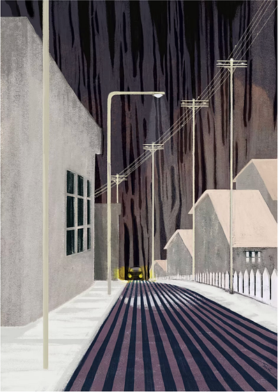 Iceland, by Susie Ang achitecture conceptual illustration design editorial illustration iceland illustration illustrationart illustrationartist illustrationzone illustrator white winter winter