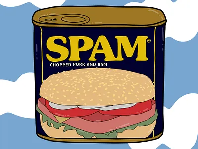 SPAM bold creative direction design digital art graphic design illustration maximalism pop art procreate