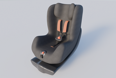 3D model of child car seat for VR 3d 3d model blender design modeling product design vr