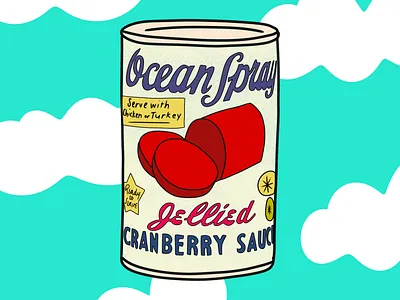 Ocean Spray bold creative direction design digital art graphic design illustration maximalism pop art procreate thanksgiving