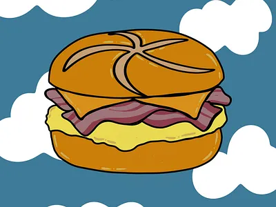 BECSPK bold creative direction design digital art food graphic design illustration maximalism pop art procreate