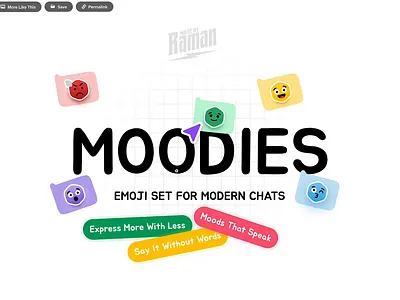 Moodies — The Geometry of Emotion #emoji #figma emoji emotions icon iconongraphy illustration minimal