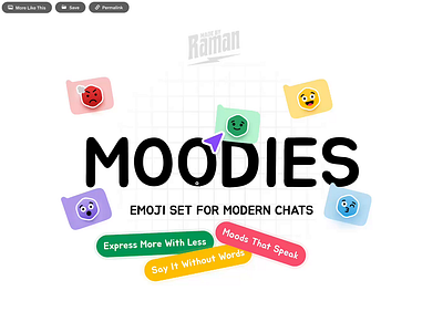 Moodies — The Geometry of Emotion #emoji #figma emoji emotions icon iconongraphy illustration minimal