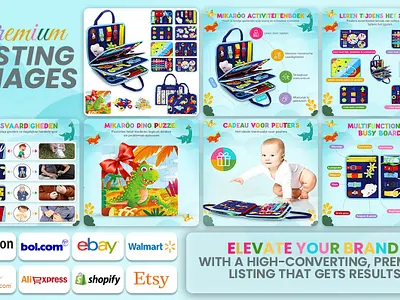 Professional Listing Design for Brands ecommercedesign productlisting productpresentation shopifydesign toydesign visualbranding