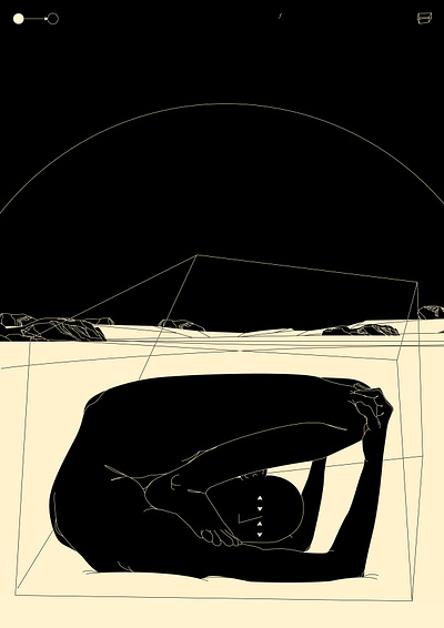 Boxed abstract book book cover book illustration boxed composition cover design editorial editorial illustration figure figure illustration illustration laconic lines mental health minimal poster