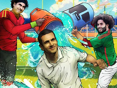Dockers feat Goal illustration advertising akyanyme chinohuerta dibujo digitalart dockers futbol guillermoochoa ilustracion jaimelozano ligamx media mexico noai painting seleccionmexicana signaturekhaki soccer social staindefender