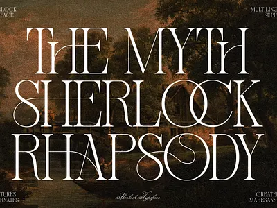 Sherlock – Elegant Classic Serif brand identity branding chic font classic font classy design elegant font fonts free free font graphic design illustration logo logotype serif font type type design typeface typography