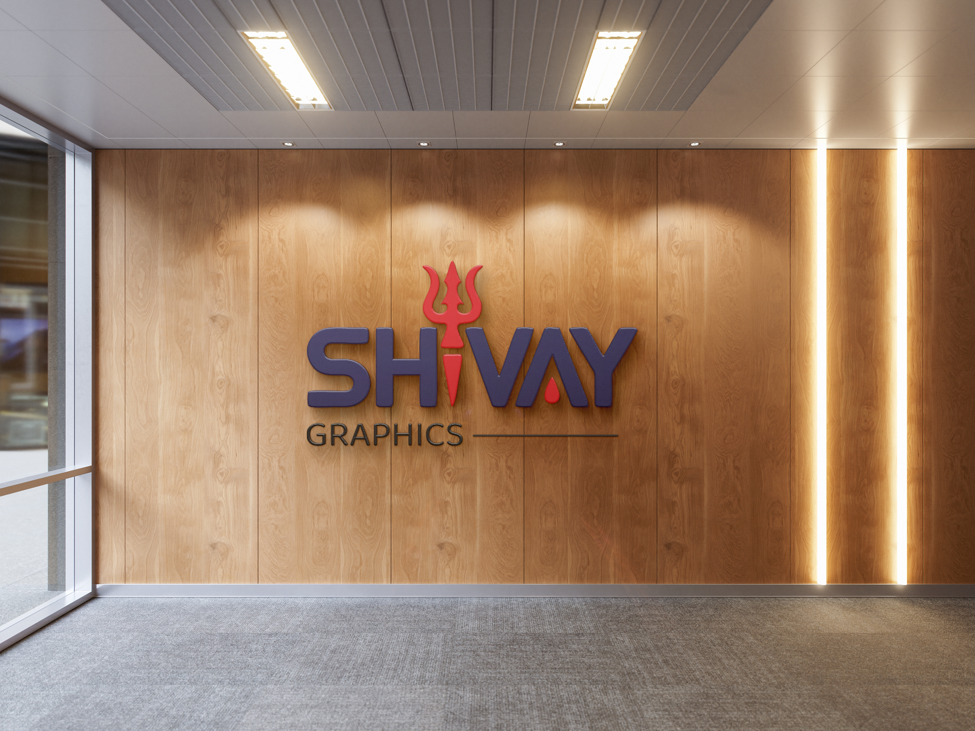 Shivay Graphics Logo & Brand Identity brand identity branding design graphic design illustration logo logo design logo designer minimal design ui