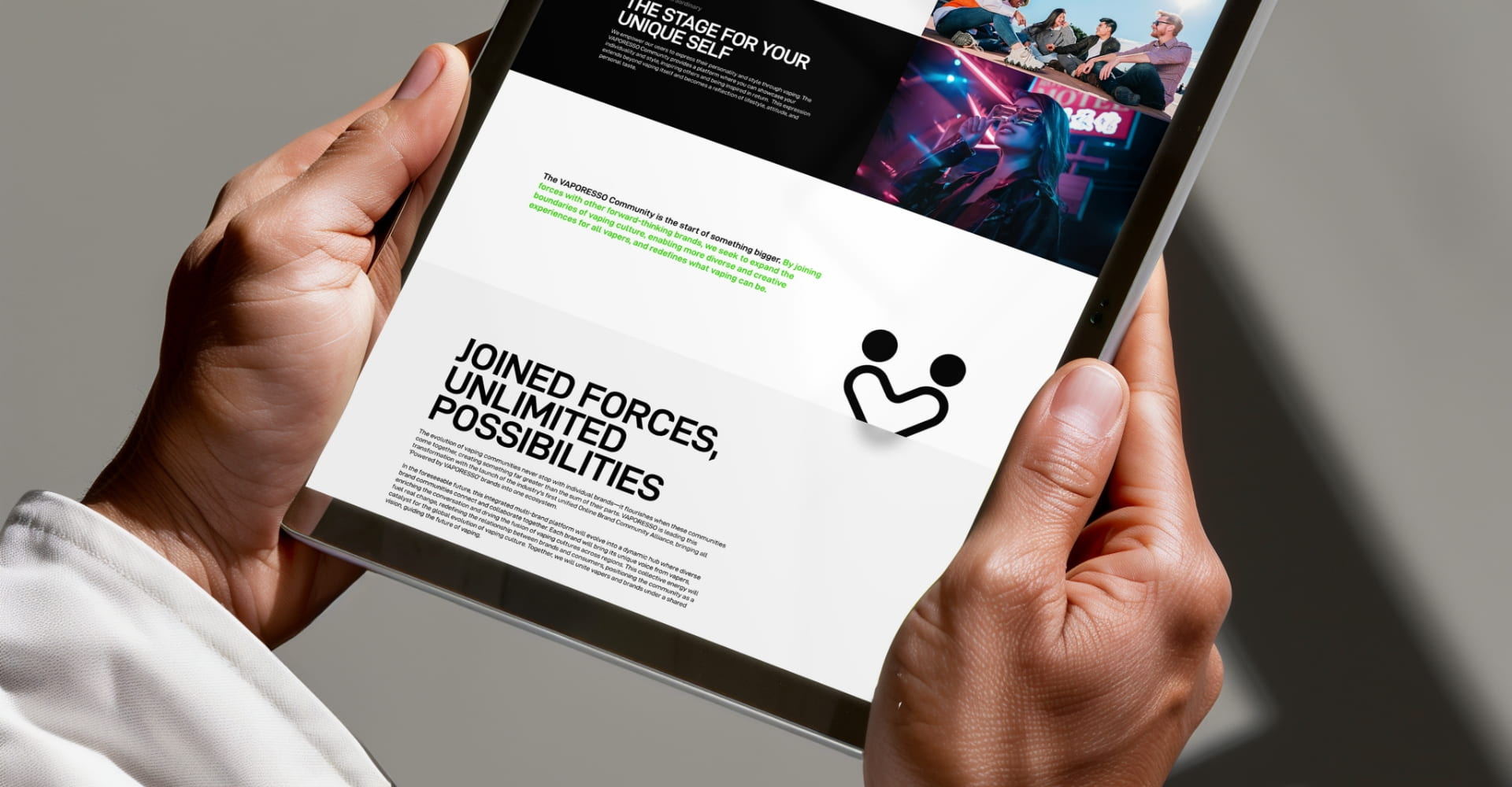 VAPORESSO: Community Engagement H5 Platform brand engagement community platform h5 design interactive design mobile first social design uiux