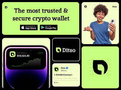 Crypto wallet- Branding blockchain brand guidelines branding crypto logo crypto wallet fintech fintech finance futuristic graphic design logo marketing packaging typography ui ux visual identity web3 web3 logo