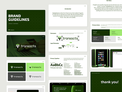 Transacts AI Brand Guidelines | Fintech Brand Identity baha uddin bahauddin brand brand guidelines brand identity brand system branding design system fintech branding fintech design graphic design logo logo design minimal design modern branding style guide tech branding visual identity webray studio