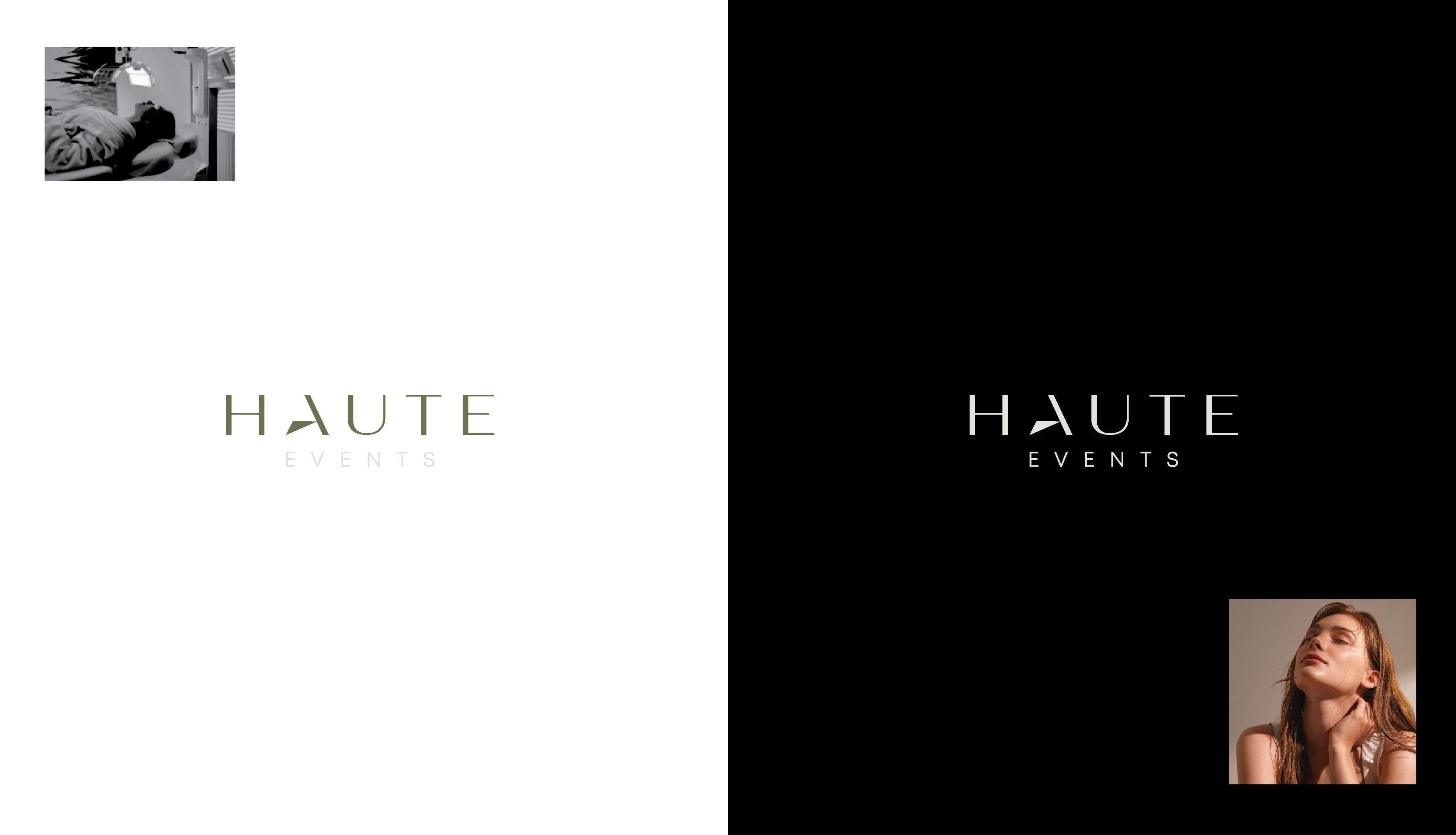 Logo design - Haute Events adobe photoshop branding design graphic design illustration logo vector