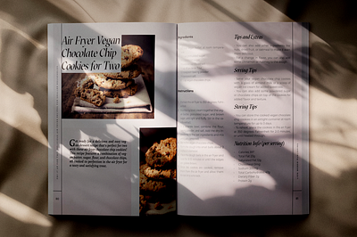 Fry it Up for Two: Delicious Air Fryer Recipes for Smaller House author brand design book design book publishing branding cookbook cookbook layout design cooking book fry it up for two graphic design illustration writer