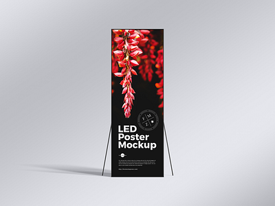 Free LED Poster Mockup display mockup