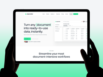 Playmaker.so - Website Redesign & Design System brand identity design system landing page product design responsive design saas website ui ux design user experience web design website redesign