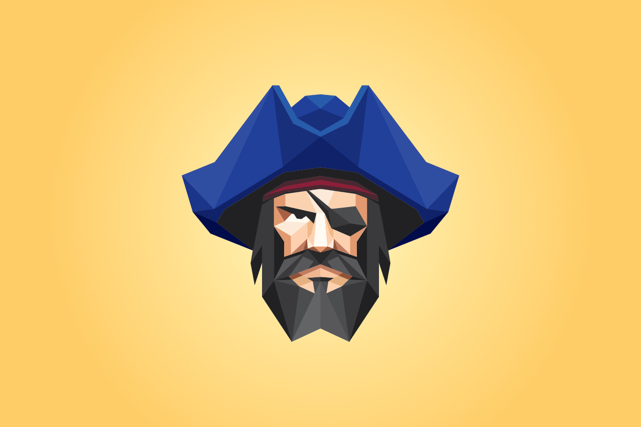 Geometric Pirates adventure audacity design exploration free spirit game geometric graphic design illustration logo mascot modern ocean pirates vector