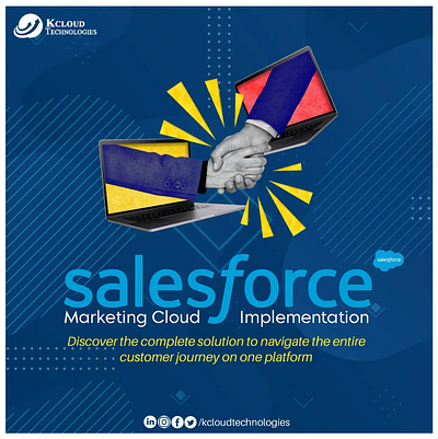 Social Media Post for Salesforce branding design graphic design illustration logo ui