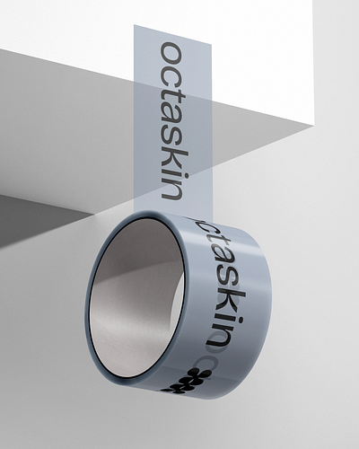 Octaskin beauty products branding clean design gradient graphic design illustration logo minimal modern octaskin skincare ui vector