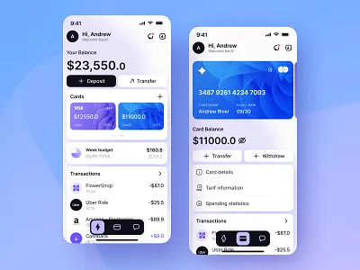Banking | Mobile Banking | Finance | Finance App | Mobile UI app design app design concept app interface digital banking digital wallet financial services financial technology mobile mobile app design mobile design mobile interface mobile wallet money money transfer neo bank payment app payments personal finance product design ui ux