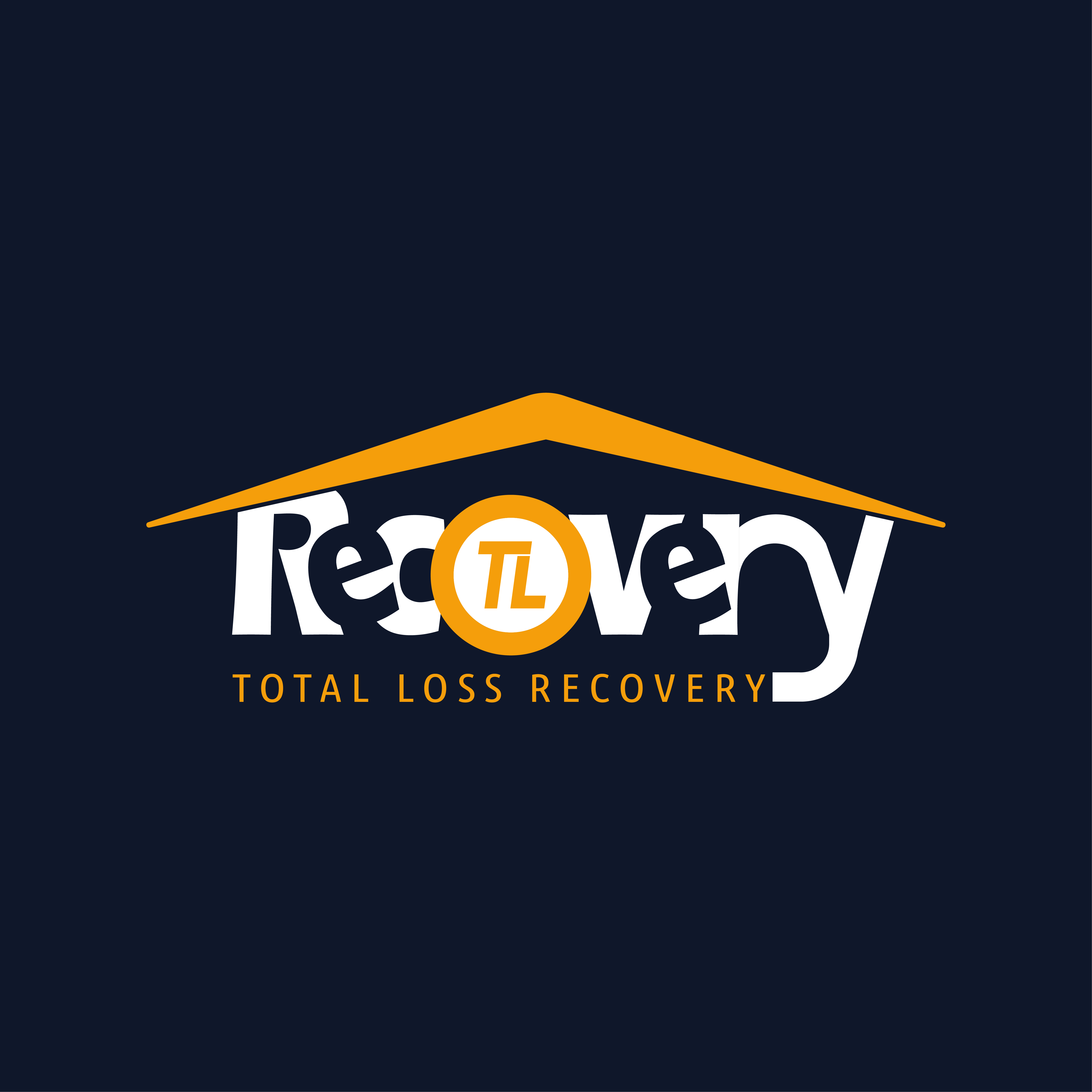 Total loss recovery buisness card logo