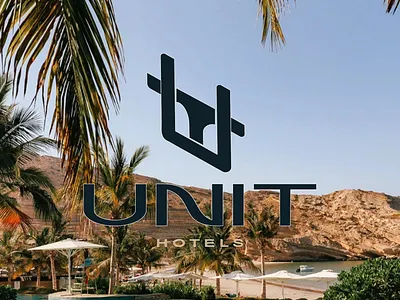UNIT HOTEL - Concept Logo app branding design graphic design illustration logo typography ui ux vector