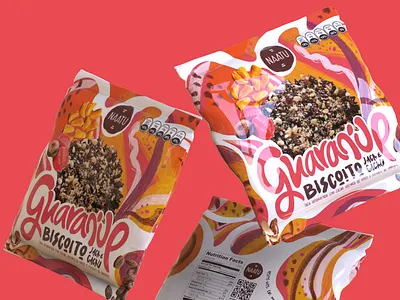 Guaran'UP functional snack | packaging fooddesign graphic design label design packaging design snack