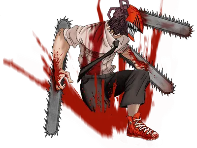 Digital Drawing - Chainsaw Man The Movie creative digital drawing halloween illustration