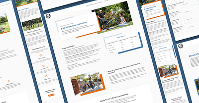 pedaling ahead product design ui ux web design website design wireframing