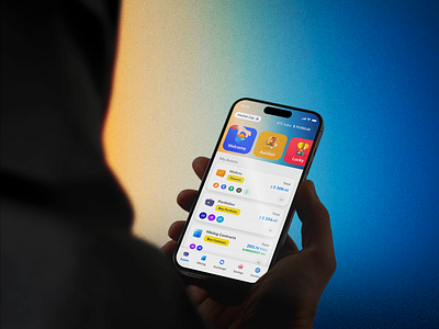Mining App product design ui ux