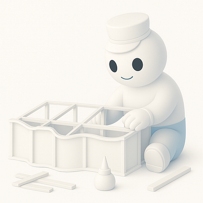 Build.io Builder Baby branding design illustration