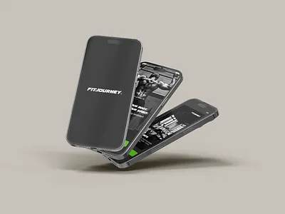 Fit Journey - Fitness App for Workout and Nutrition Plans app branding design fitness graphic design gym gym app logo ui ui ux ux workout app