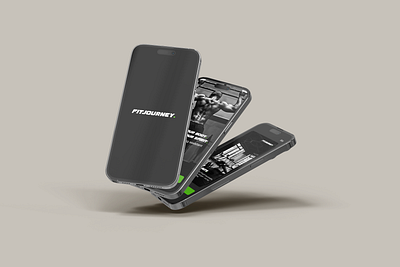 Fit Journey - Fitness App for Workout and Nutrition Plans app branding design fitness graphic design gym gym app logo ui ui ux ux workout app