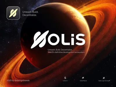 SOLIS — Orbit & Letter S Monogram abstract ai blockchain branding crypto decentralized devi finance fintech gemini gradient icon investment logo logotype orbit planet solis wallet web3
