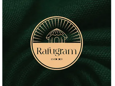 Rafugram: Heritage & Handcrafted Emblem Logo adcampaign branding design facebook post design graphic design instagram post design logo logo design minimalist logo moder logo professional logo social media design unique logo