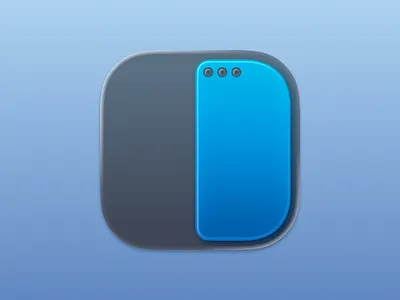 Rectangle – Liquid Glass App Icon app icon liquid glass macos sketch.app