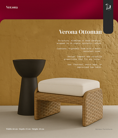 Verona Furniture Showcase branding graphic design poster social media