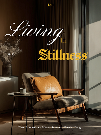 Still Editorial design/ branding branding editorial design furniture brand graphic design magazine cover