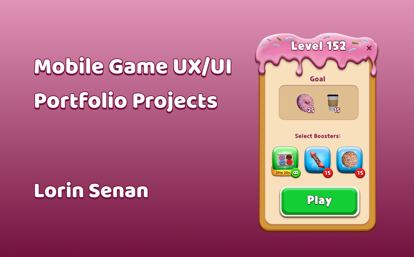 Mobile Game UX/UI (Match-3 & Merge) game ui game uxui mobile game ui uiux ux